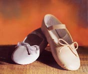 Zapatos tipo zapatillas para Balet.